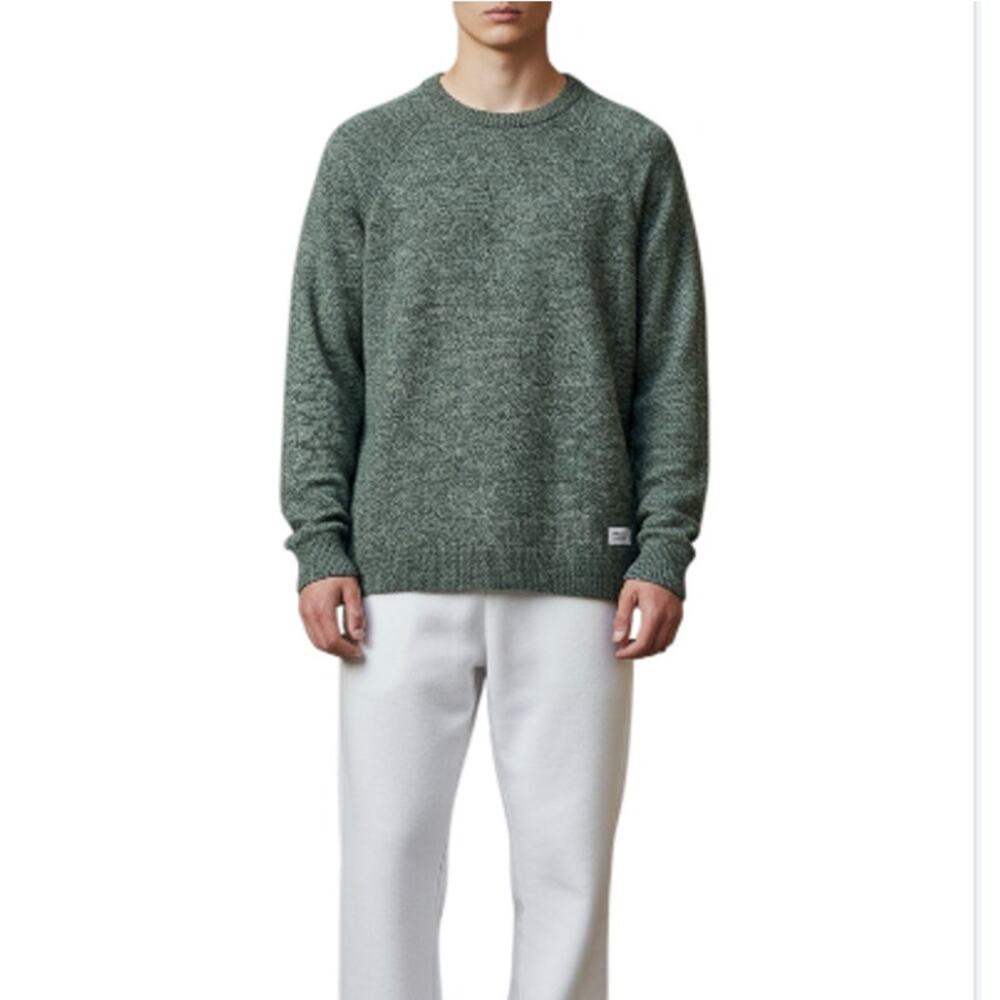 SCOTCH & SODA Wicked Lazy Gang Pullover Sweater Men S Green Unisex Work Travel